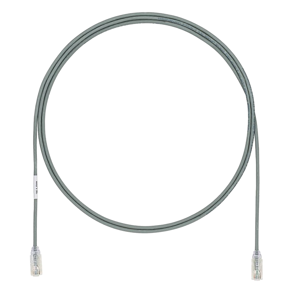 Patch cord Cat6 UTP, 1.52 m, gris, 28AWG