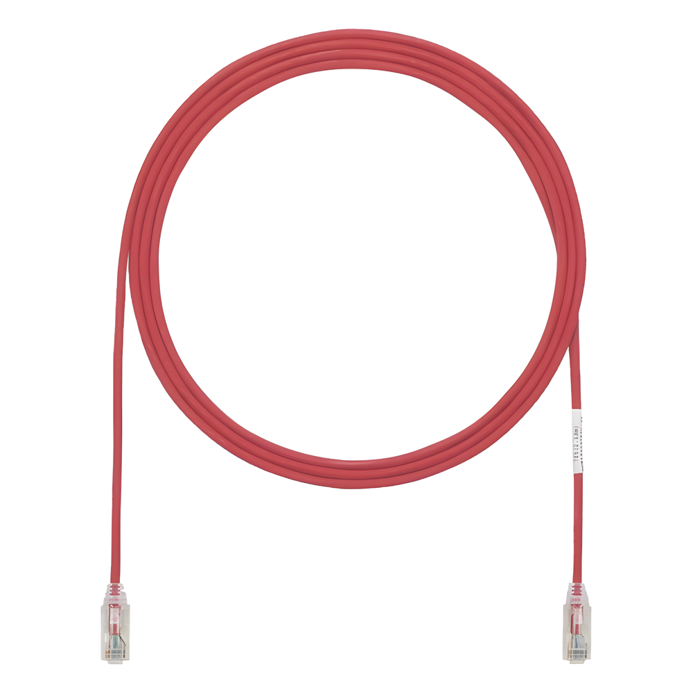 Patch cord Cat6 UTP, 1.52 m, rojo, 28AWG