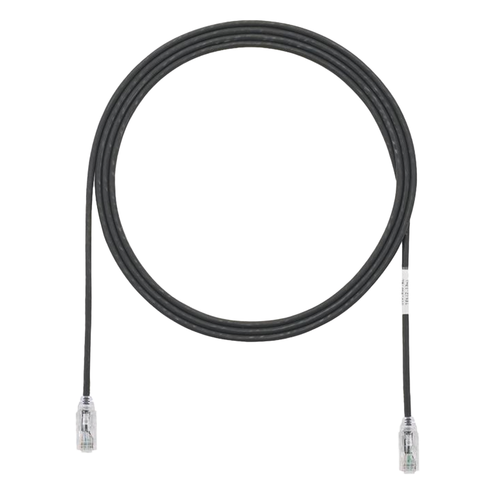 Patch cord Cat6 UTP, 1.83 m, negro, 28AWG