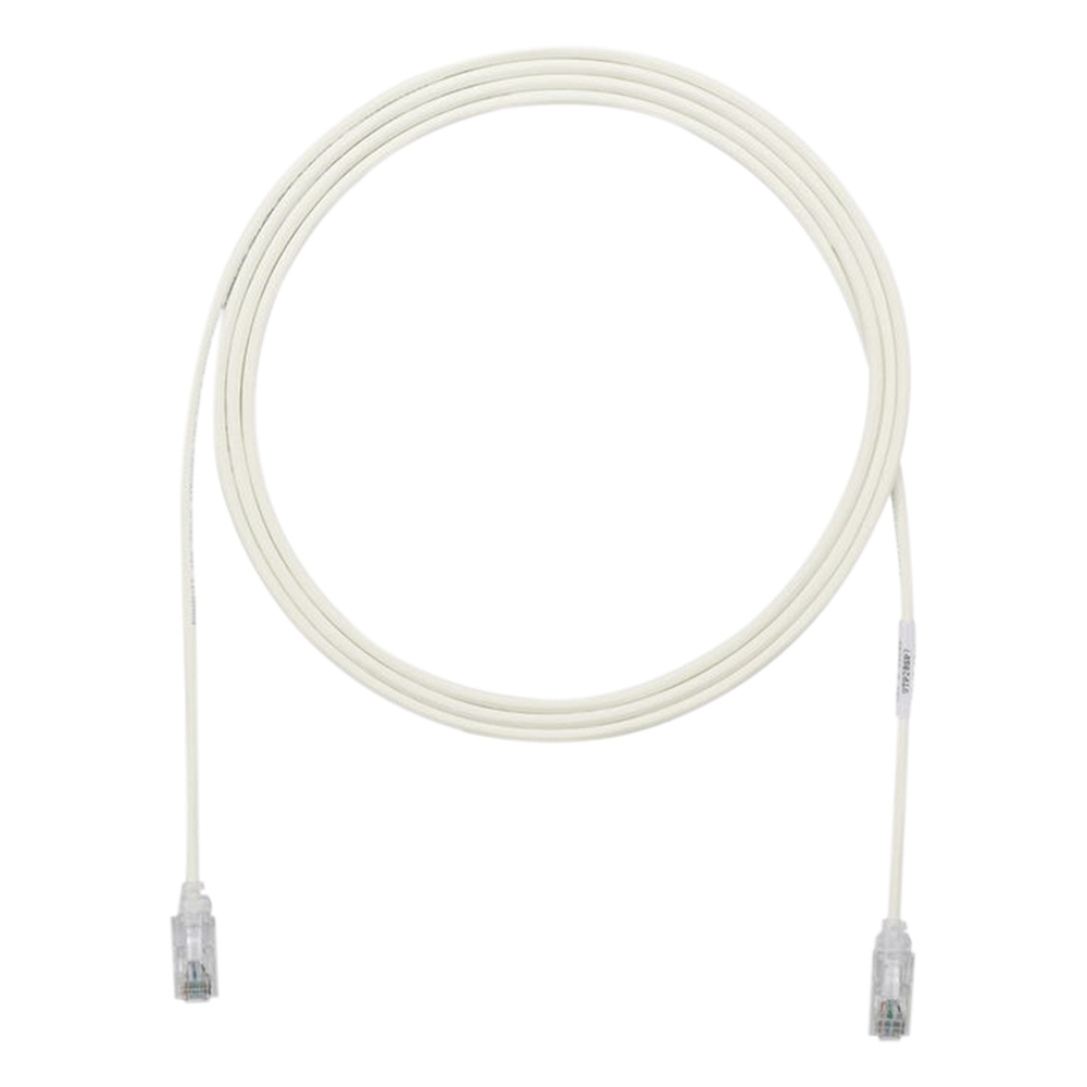 Patch cord Cat6 UTP, 2.13 m, gris, 28AWG