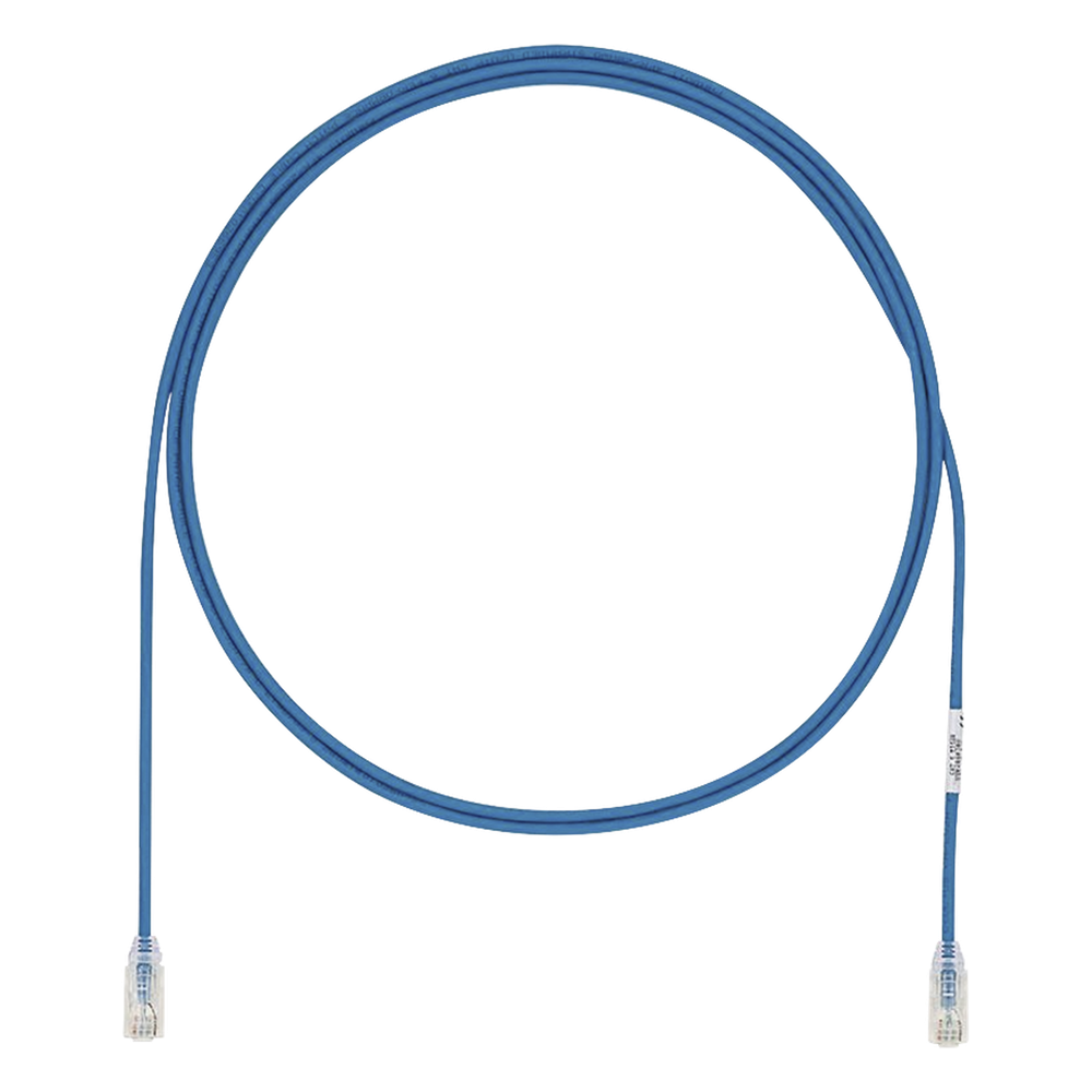 Patch cord Cat6A UTP, 7.92 m, azul, 28AWG, LSZH