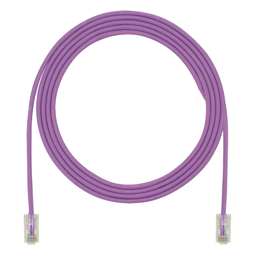 Patch cord Cat6A UTP, 20 m, violeta, 24 AWG