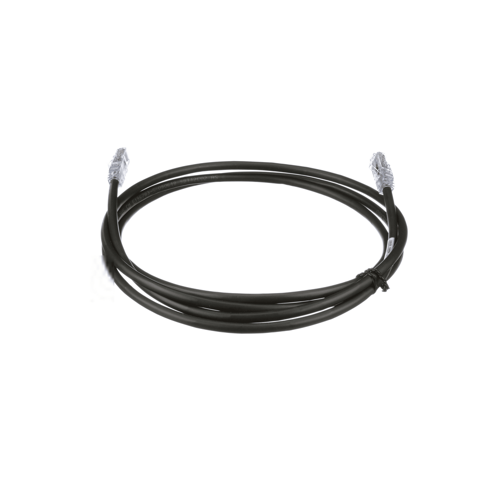 Patch cord Cat6A UTP, 7.92 m, negro, 24 AWG