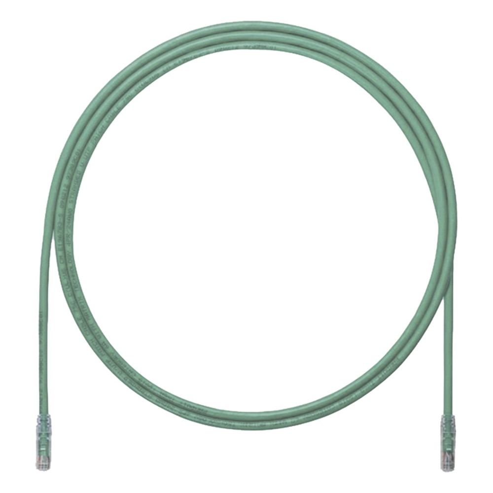 Patch cord Cat6A UTP, 1.52 m, verde, 24 AWG