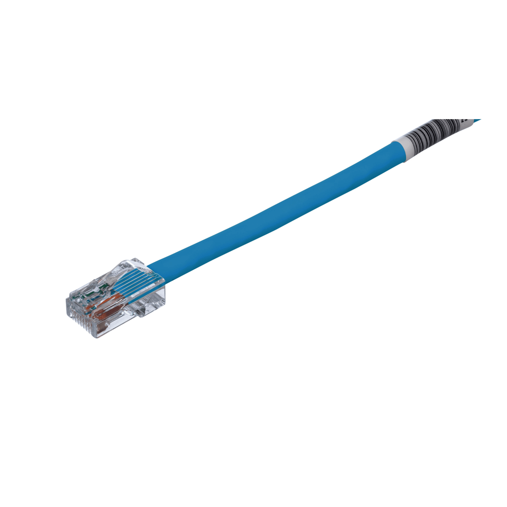 Patch cord Cat5e UTP, 0.3 m, azul, 24 AWG