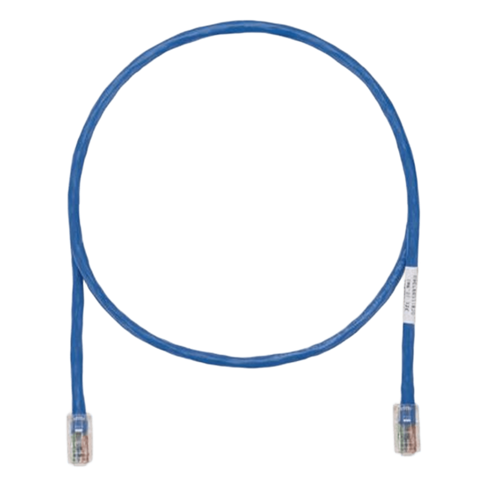 Patch cord Cat5e UTP, 1.52 m, azul, 24 AWG