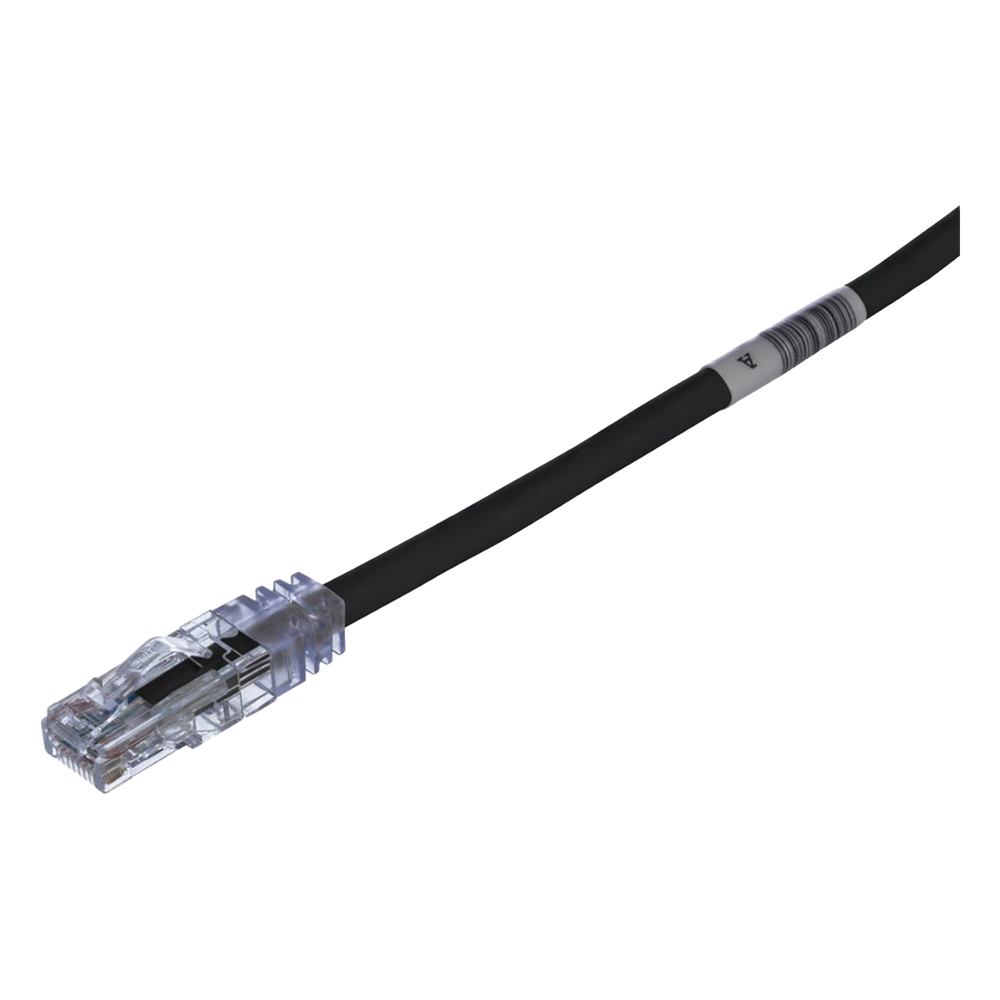 Patch cord Cat6 UTP, 3.05 m, negro, 24 AWG