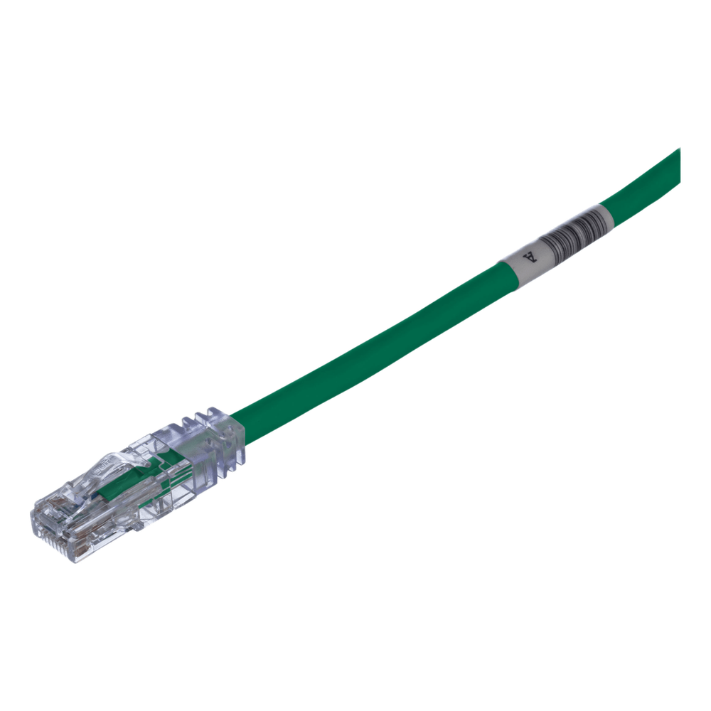 Patch cord Cat6 UTP, 3.05 m, verde, 24 AWG