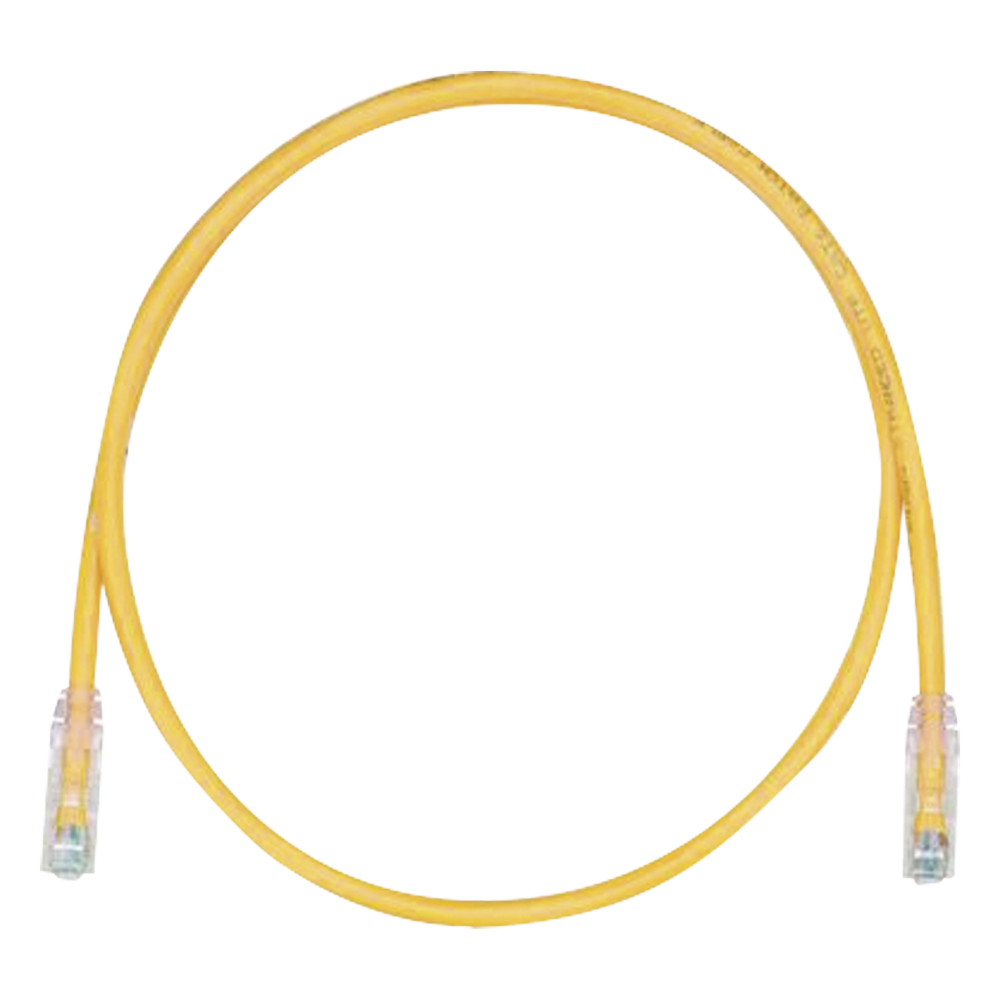Patch cord Cat6 UTP, 3.05 m, amarillo, 24 AWG