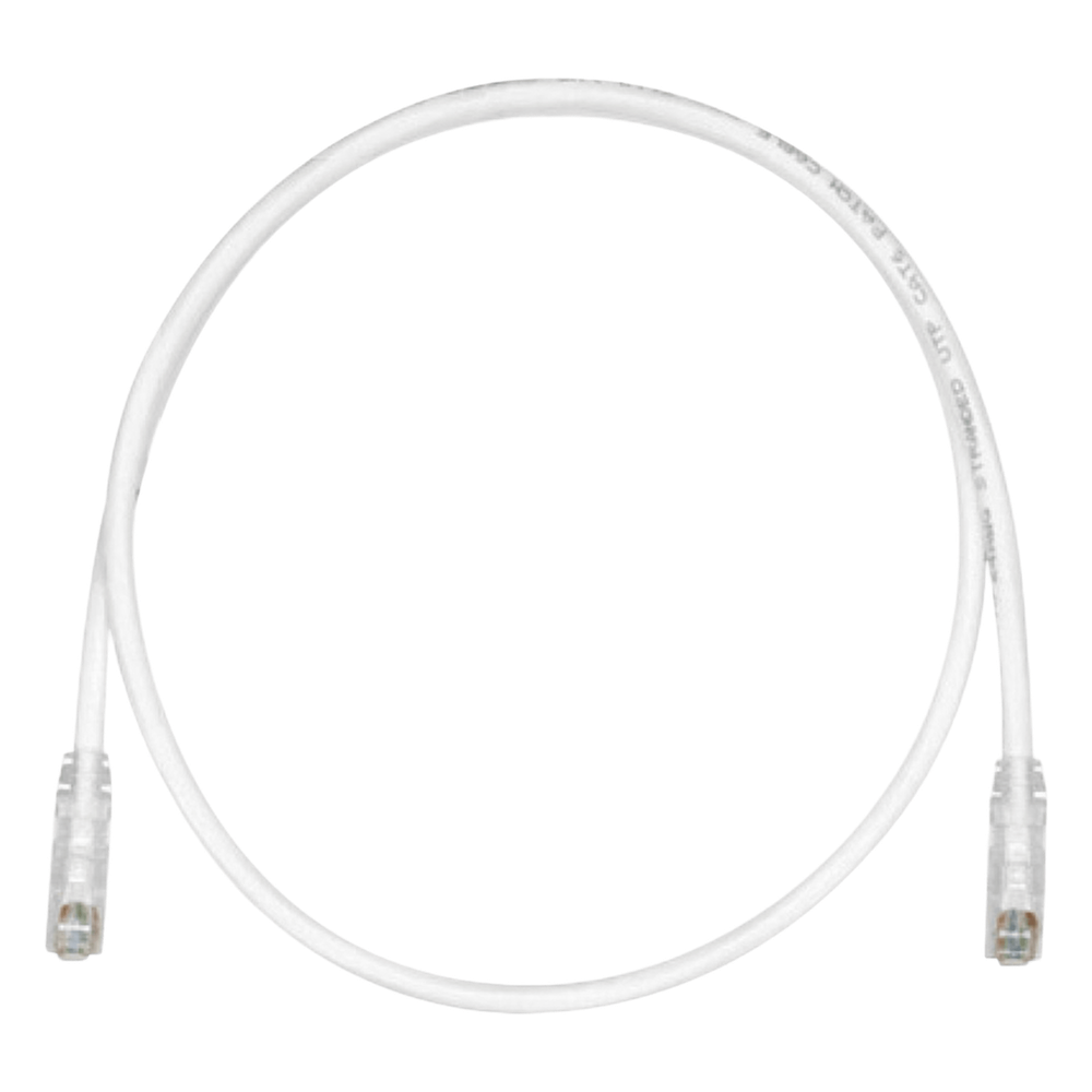Patch cord Cat6 UTP, 4.57 m, blanco, 24 AWG