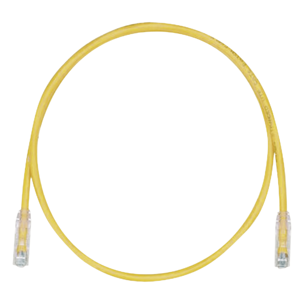 Patch cord Cat6 UTP, 4.57 m, amarillo, 24 AWG