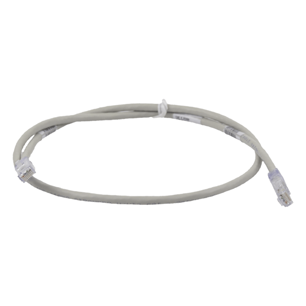 Patch cord Cat6 UTP, 0.30 m, gris, 24 AWG