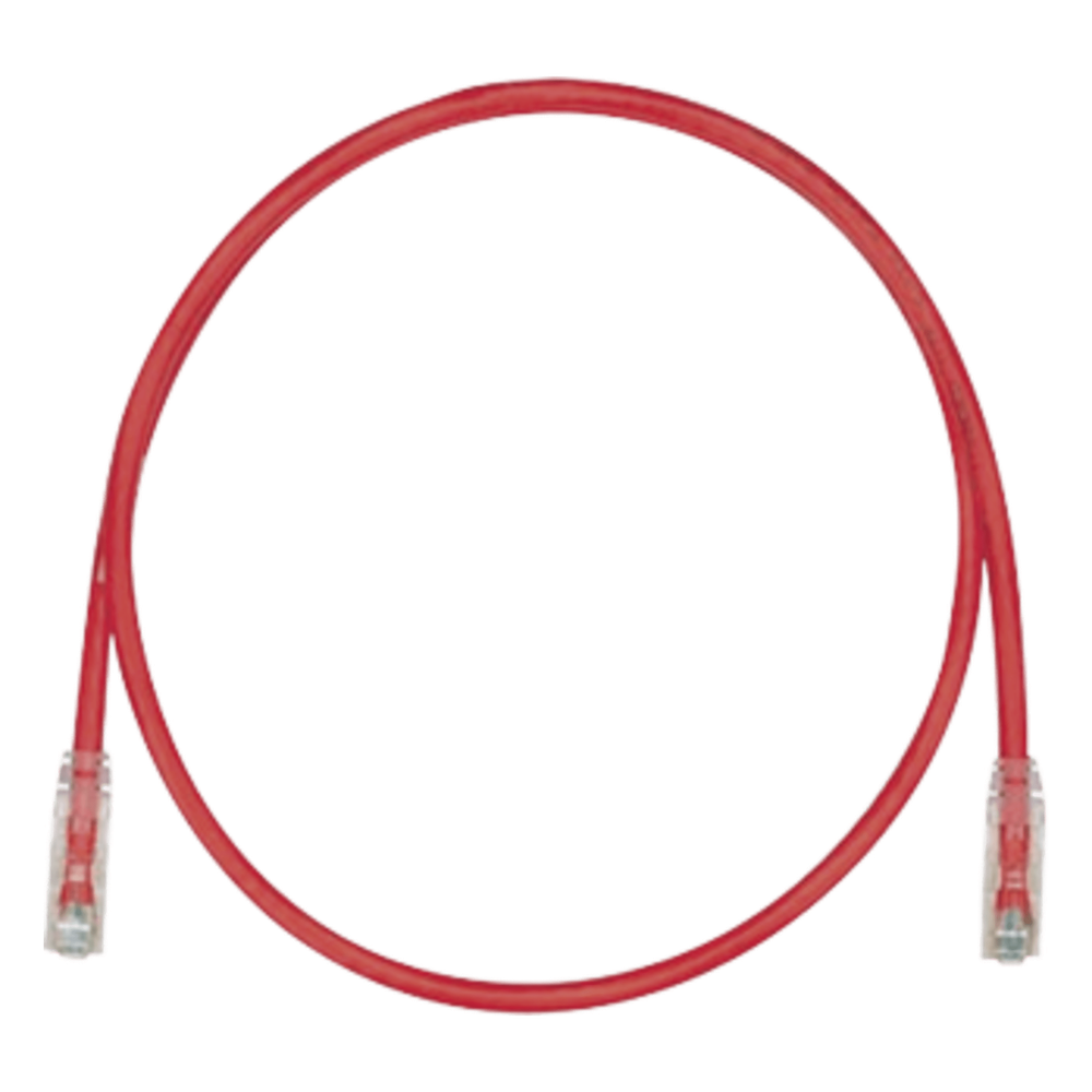 Patch cord Cat6 UTP, 6.1 m, rojo, 24 AWG