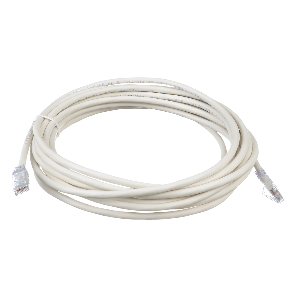 Patch cord Cat6 UTP, 6.1 m, blanco, 24 AWG