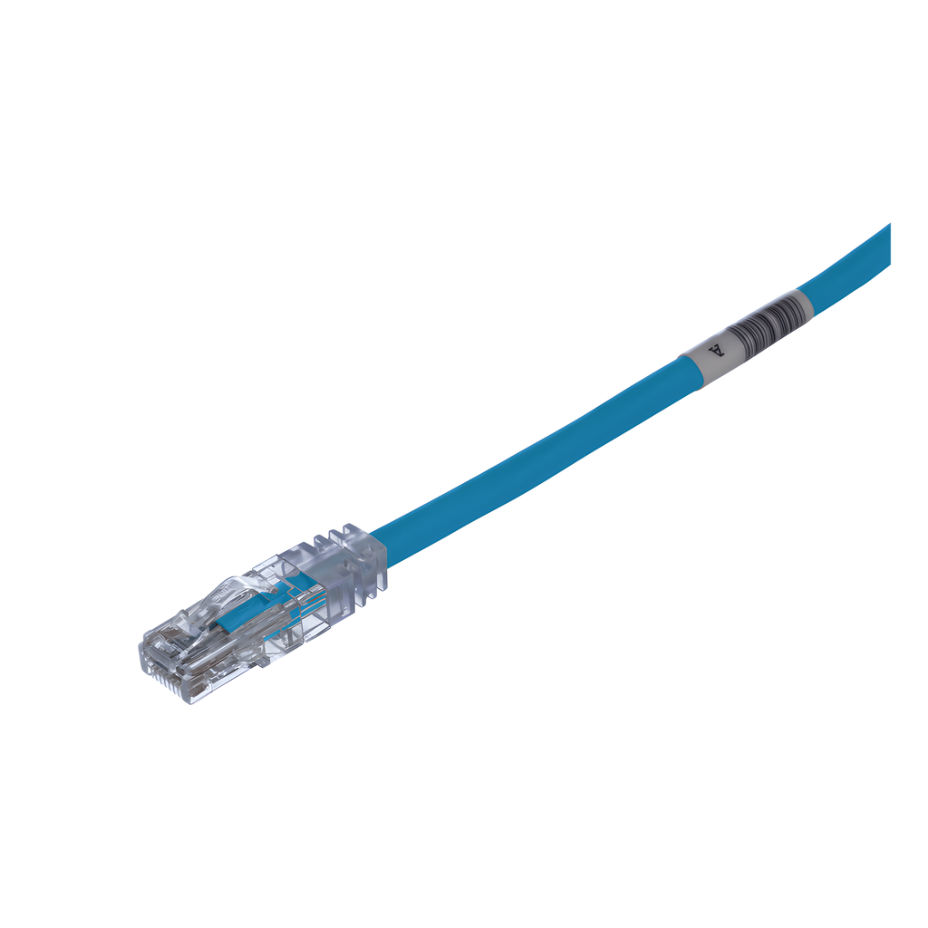 Patch cord Cat6 UTP, 7.01 m, azul, 24 AWG