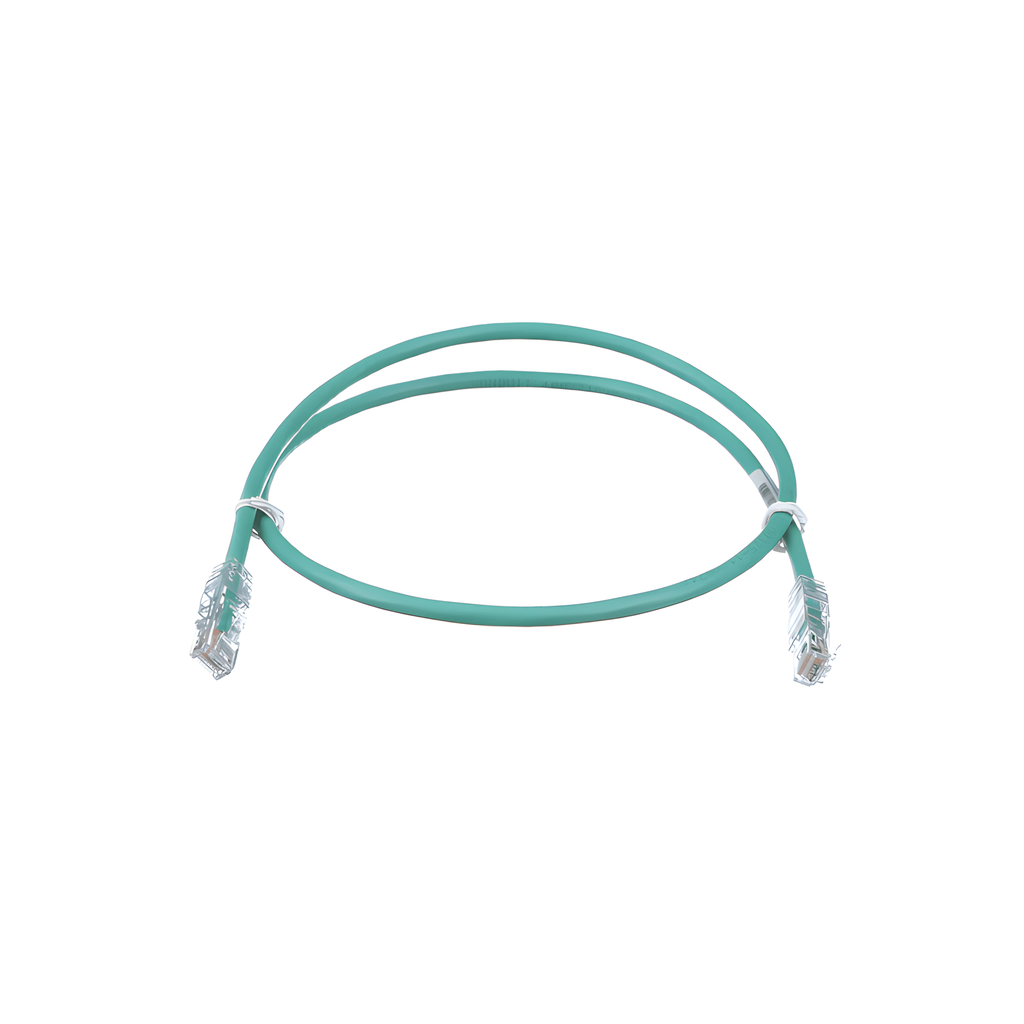 Patch cord Cat6 UTP, 9.14 m, verde, 24 AWG