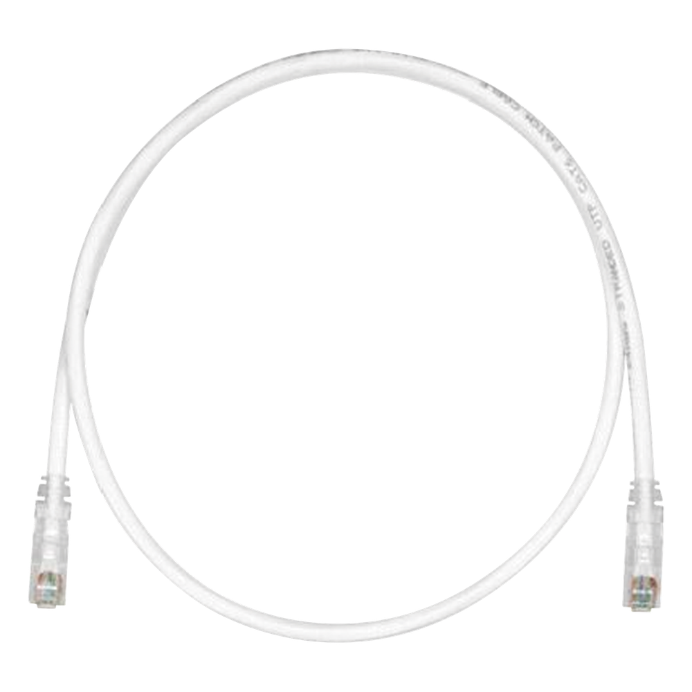 Patch cord Cat6 UTP, 9.14 m, blanco, 24 AWG