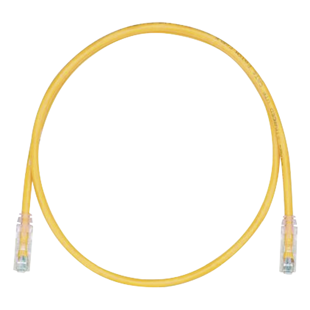 Patch cord Cat6 UTP, 0.91 m, amarillo, 24 AWG