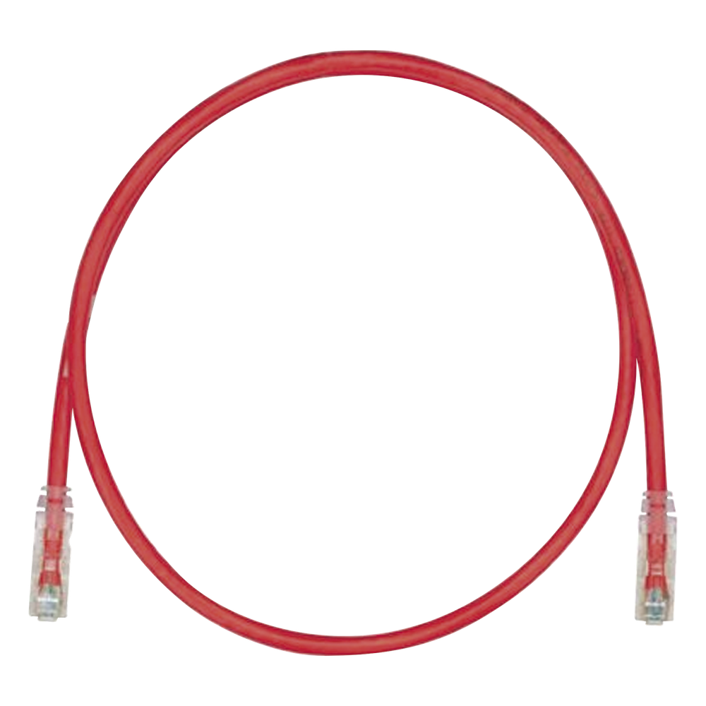 Patch cord Cat6 UTP, 1.52 m, rojo, 24 AWG