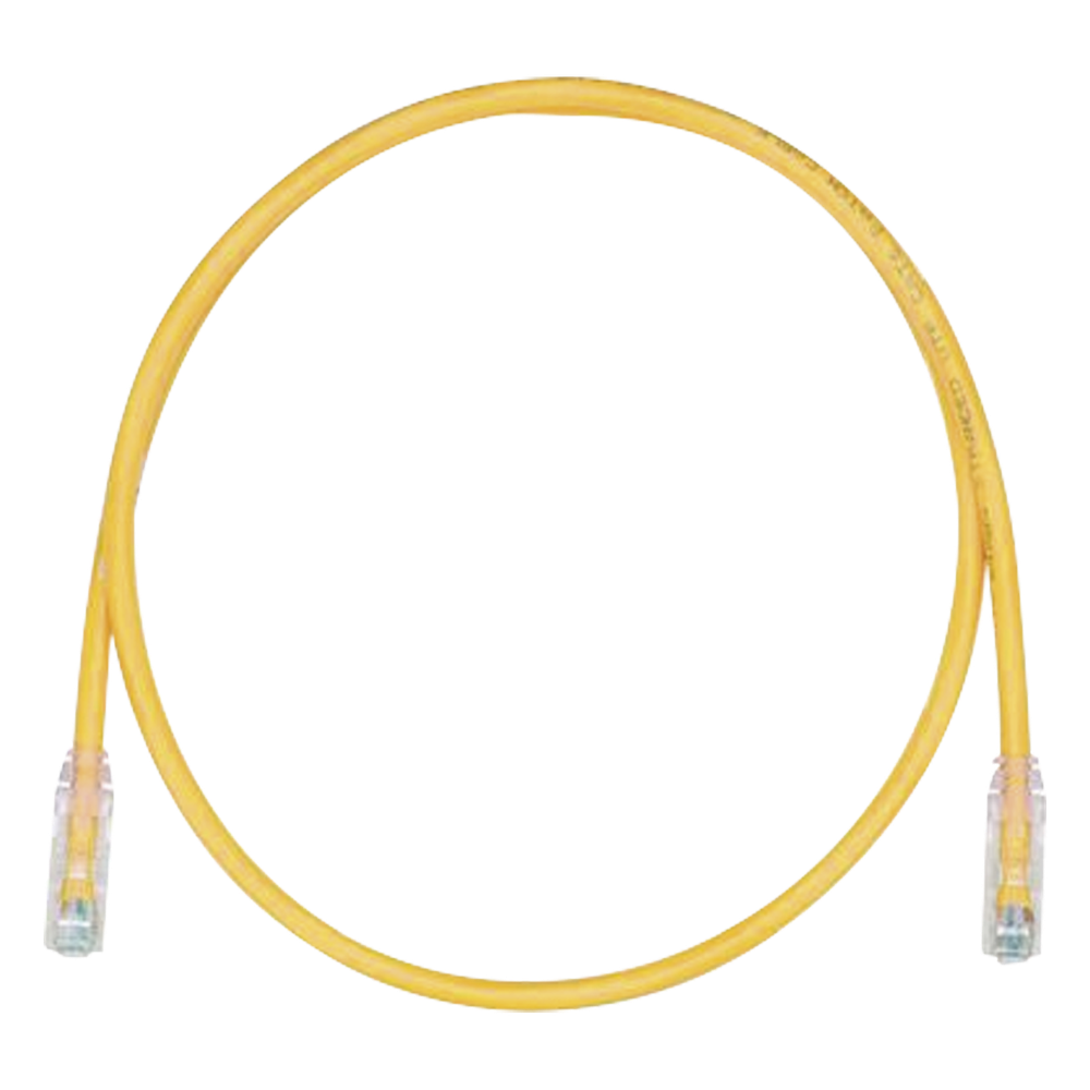 Patch cord Cat6 UTP, 1.52 m, amarillo, 24 AWG