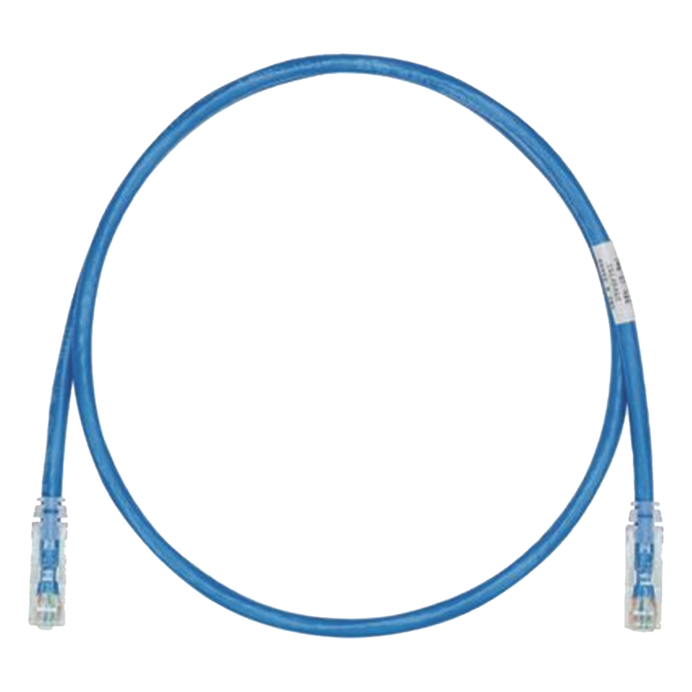 Patch cord Cat6 UTP, 8 m, azul, 24 AWG