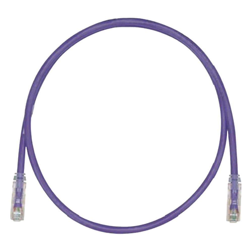Patch cord Cat6 UTP, 8 m, violeta, 24 AWG