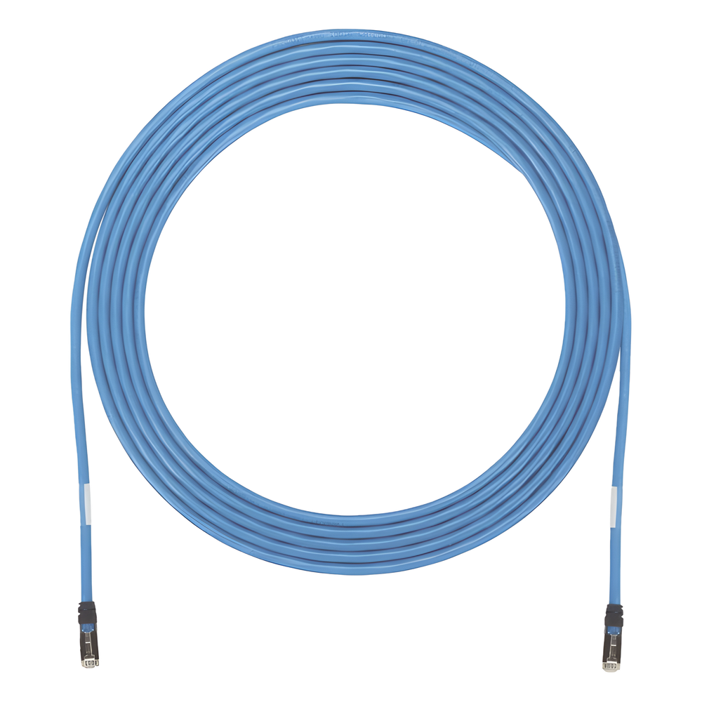 Cable de Zona U Cat6A, 30.48 m, azul