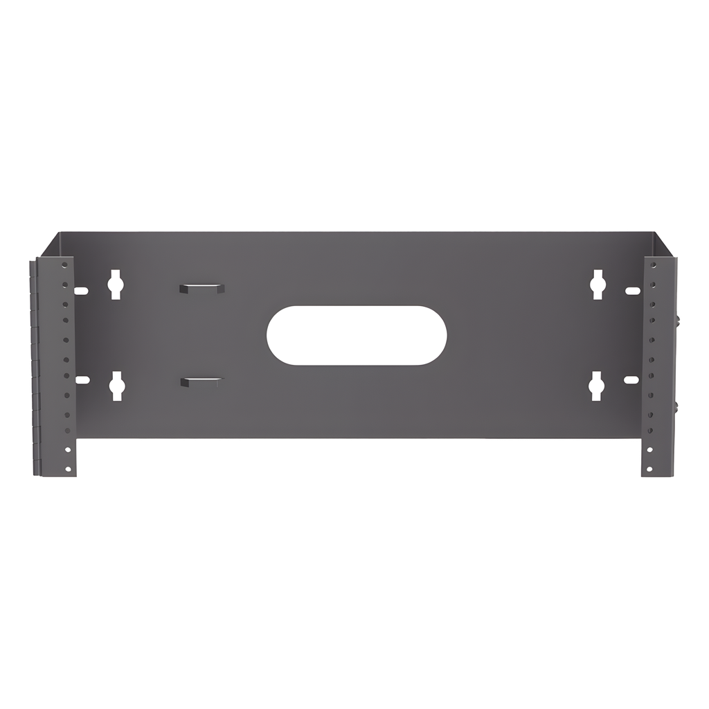 Rack de pared 4 UR, negro