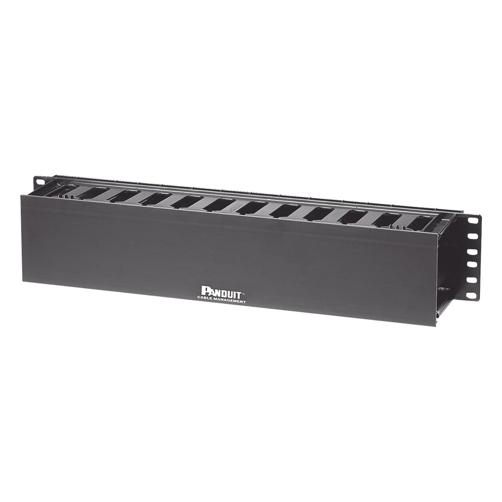 Organizador de cables horizontal 2UR, 19"