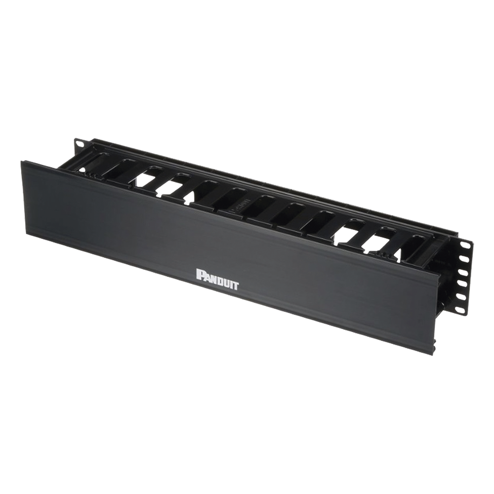 Organizador de cables horizontal 2UR, 19"