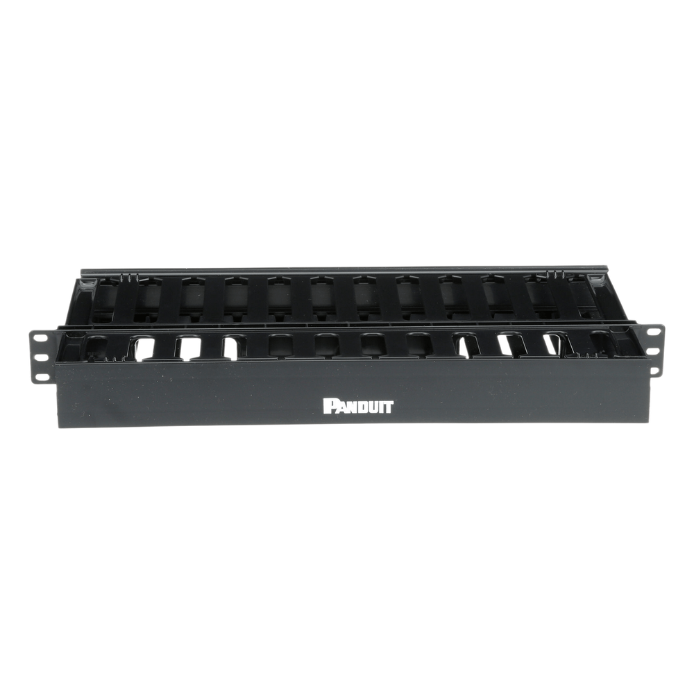Organizador de cables horizontal 1UR, 19"