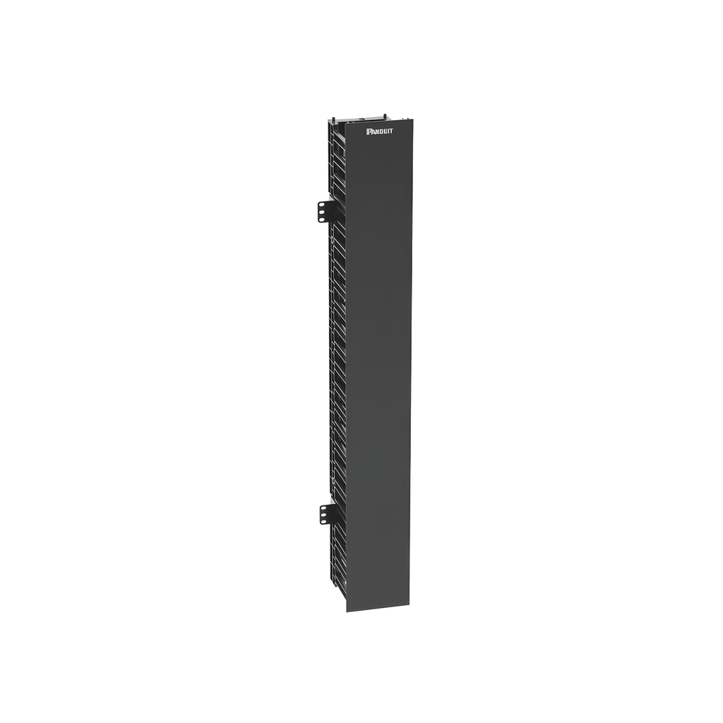 Organizador de cables vertical 4.9", negro