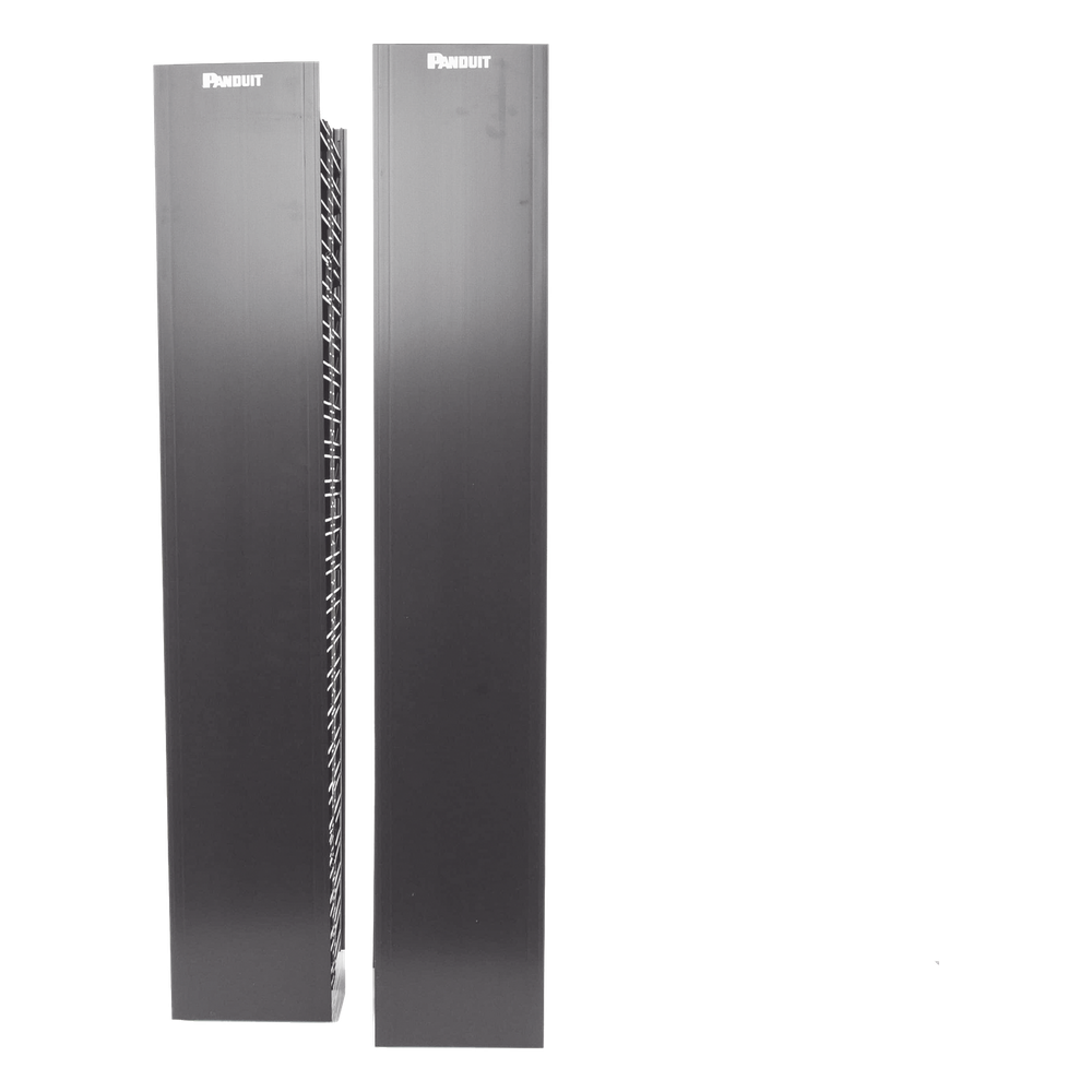 Organizador de cables vertical 6.7", negro