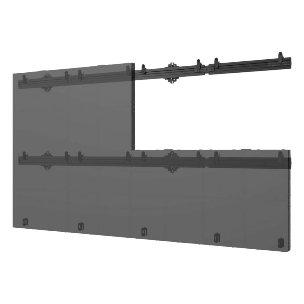 [LEDUNVS-4X4] Sistema de montaje Universal para paneles LED dvLED / SEAMLESS Connect / 4x4 Paneles / Capacidad (181 kg) / Aluminio / Ajuste de Precisión / Hasta 108" 2.4 x 1.35 m