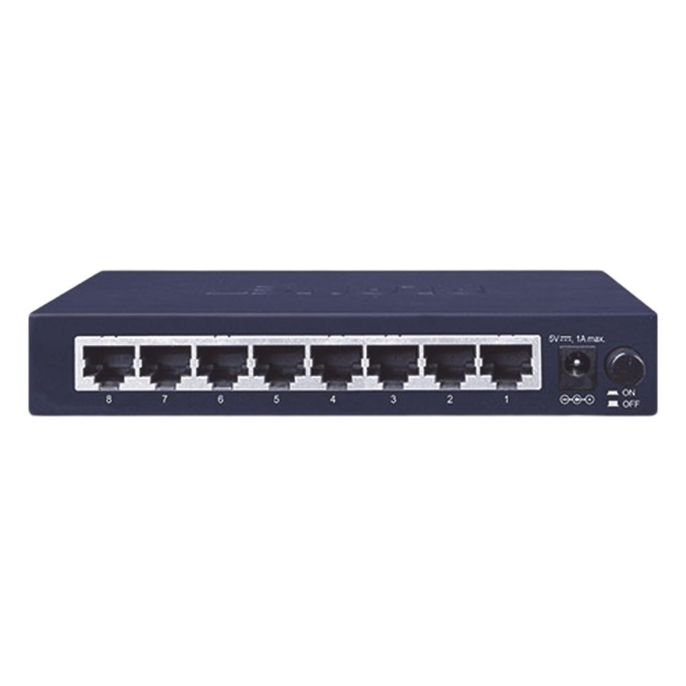 Switch no administrable 8 puertos, Gigabit