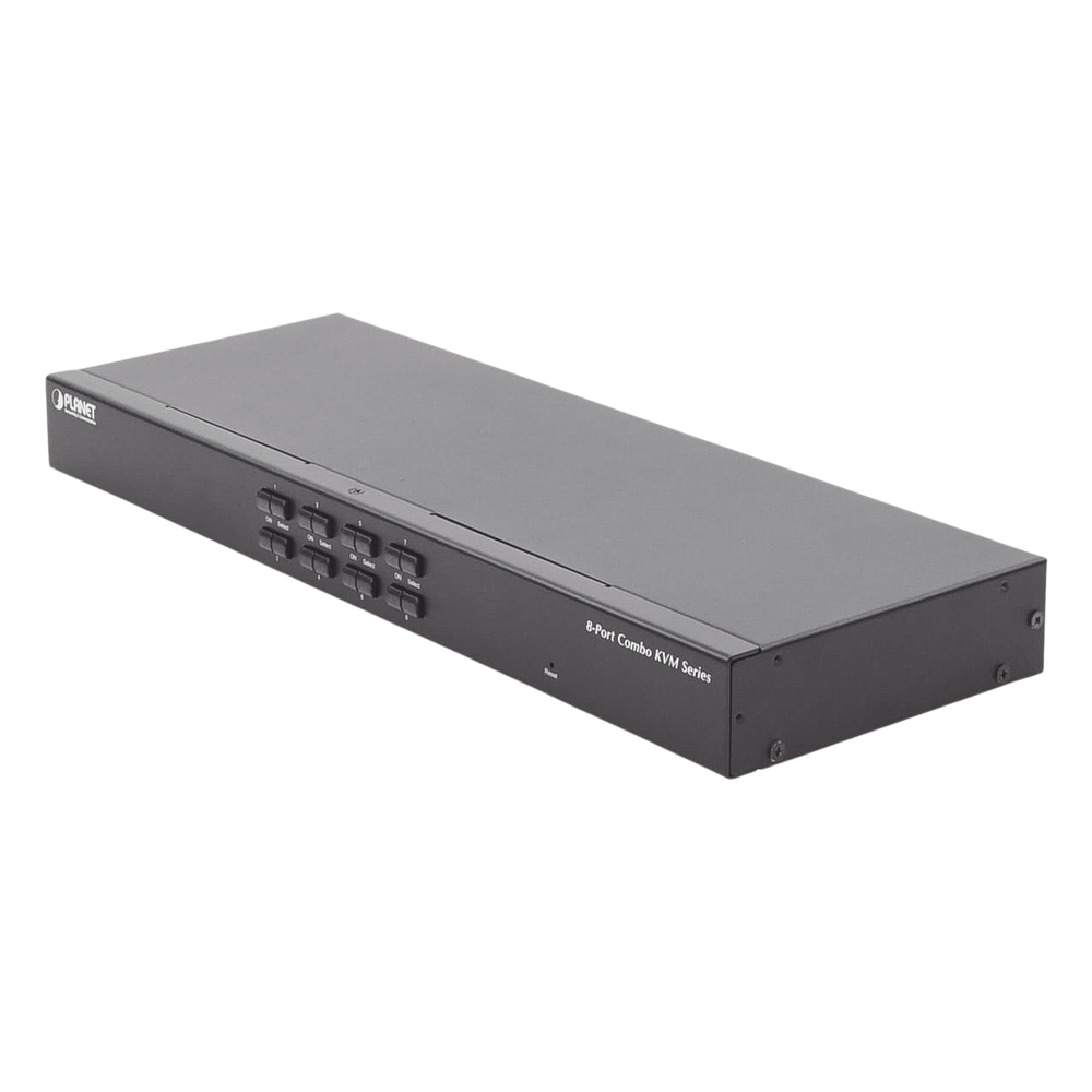 Switch Para Monitor KVM de 8 Puertos VGA, Permite el Acceso y Controla Hasta 8 Computadoras Desde Una Sola Consola (Teclado, Ratón y Monitor)