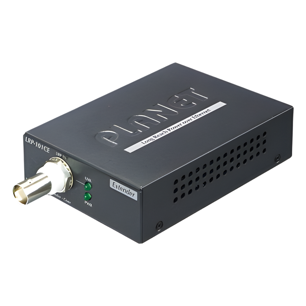 Extensor de 1 puertos PoE Sobre Coaxial de Largo Alcance