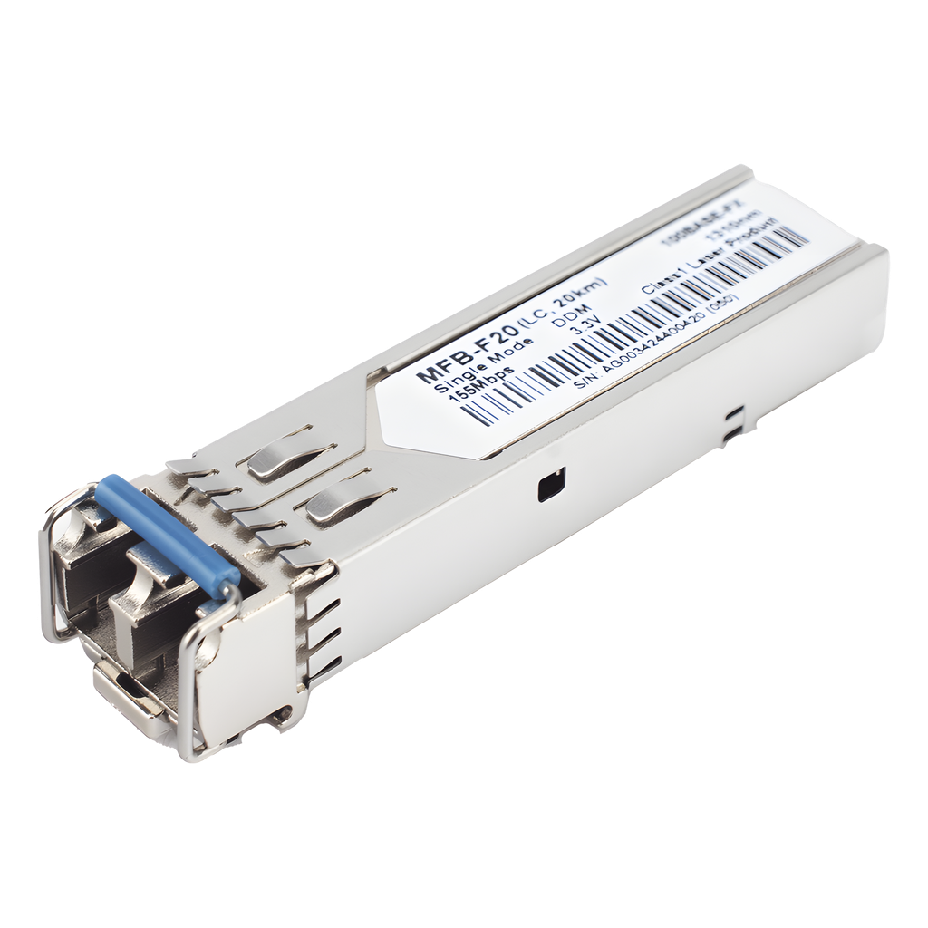 Transceptor SFP 100Mbps, monomodo, 20 Km, 1310nm, LC