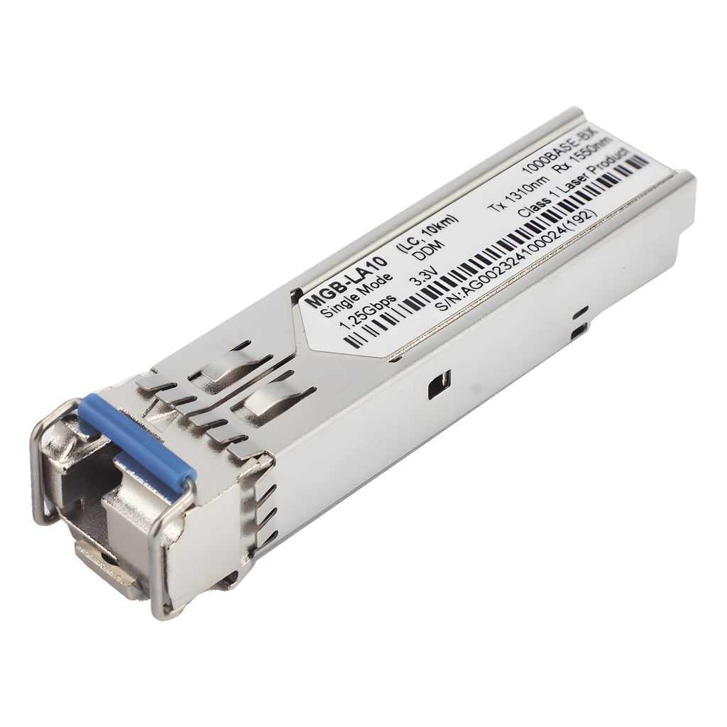 Transceptor SFP 1G, monomodo, 10 Km, 1310nm, LC