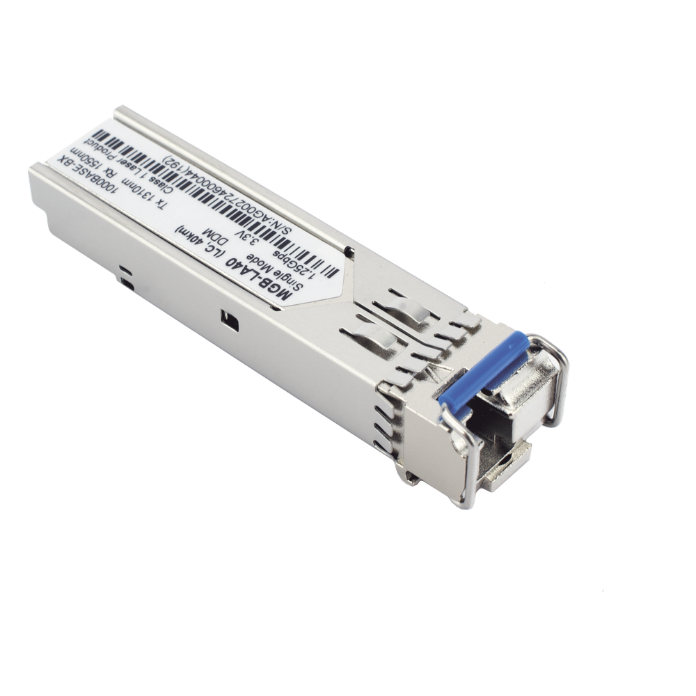 Transceptor SFP 1G, monomodo, 40 Km, 1310nm, LC