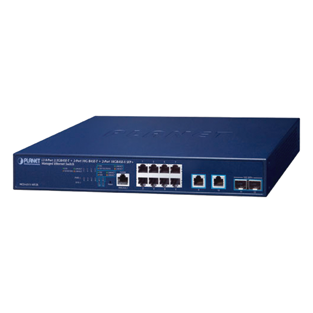 Switch administrable 8 puertos, 2.5G, capa 3, 2 puertos SFP