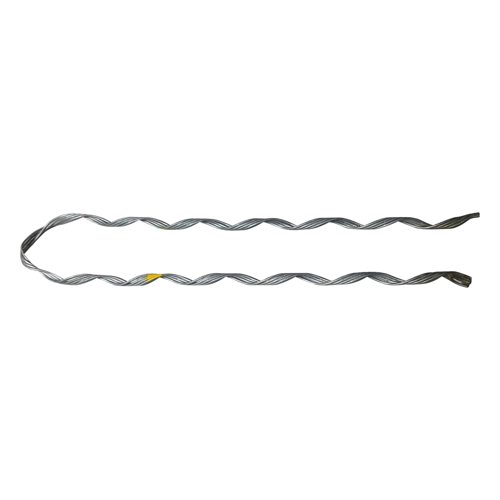 [GDE-ADS-060] Remate Preformado de Acero Galvanizado para fibra Mini-ADSS, Diámetros 6-7 mm (Estructura de 4 hilos con Polvo Abrasivo)