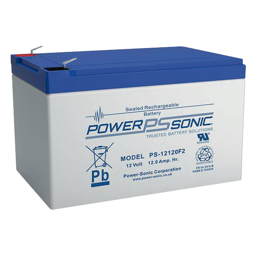 Batería 12V Recargable, 12AH, Para Respaldo, Tecnologías AGM / VRLA, 5 Años Vida Útil, Terminales tipo F2, Reconocida UL, Sin Mantenimiento, Sin Derrames