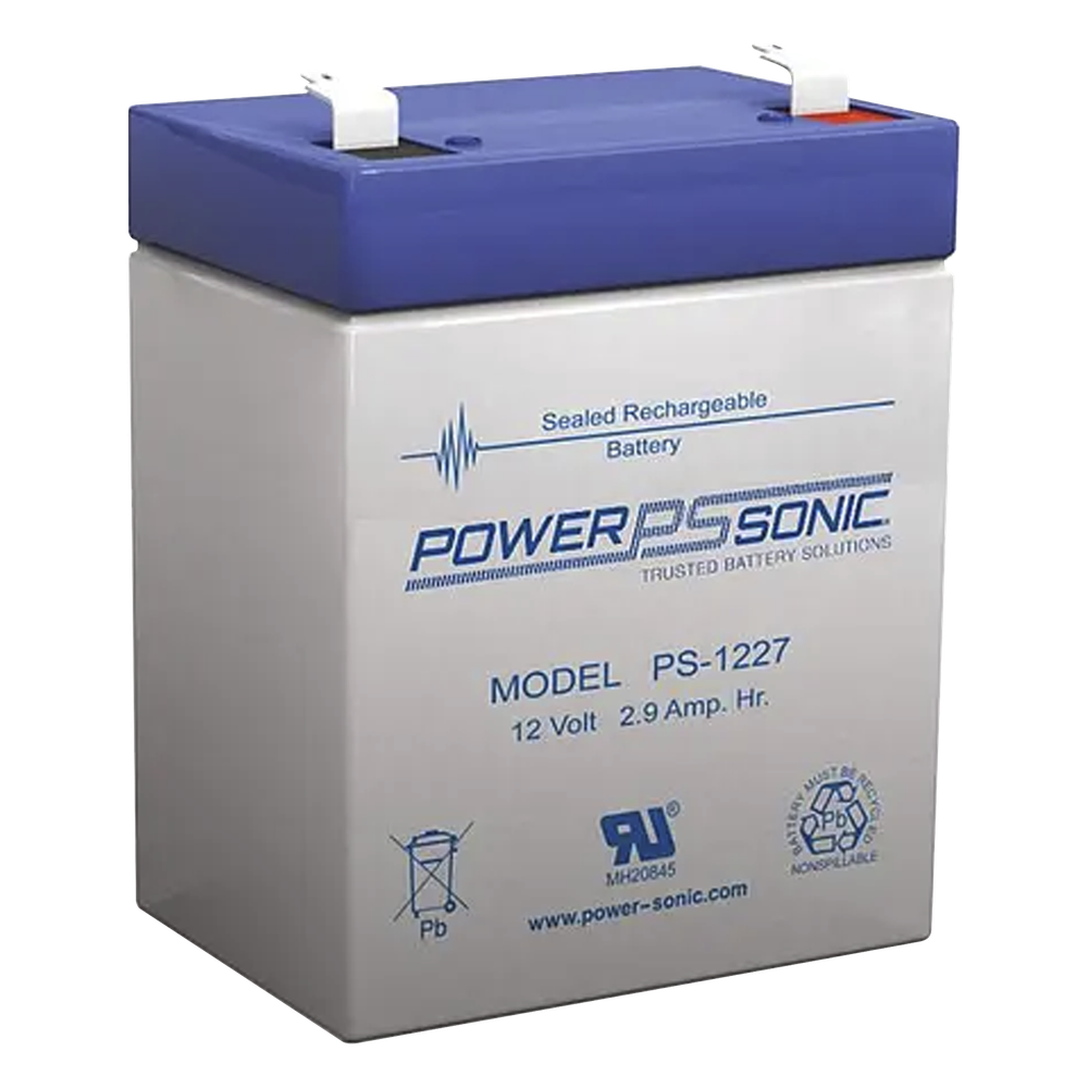 Batería 12V, 2.9AH, Para Respaldo, Tecnologías AGM / VRLA, 5 Años Vida Útil, Terminales F1, Reconocida UL