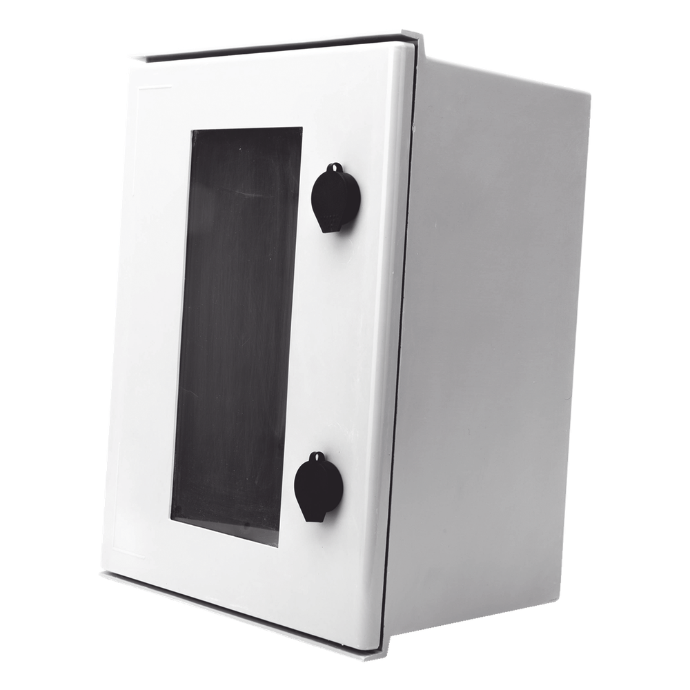 Gabinete para exterior 300 x 400 x 200 mm, IP65, transparente