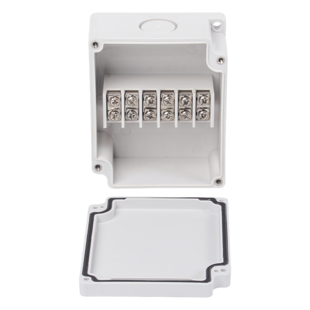 Cajas de Interconexión con 6 Terminales. de 91 x 91 x 75 x 43 mm