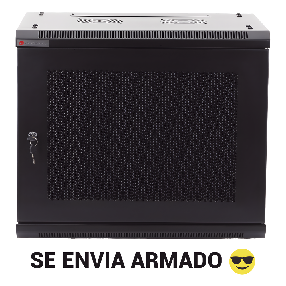Gabinete 9UR, negro