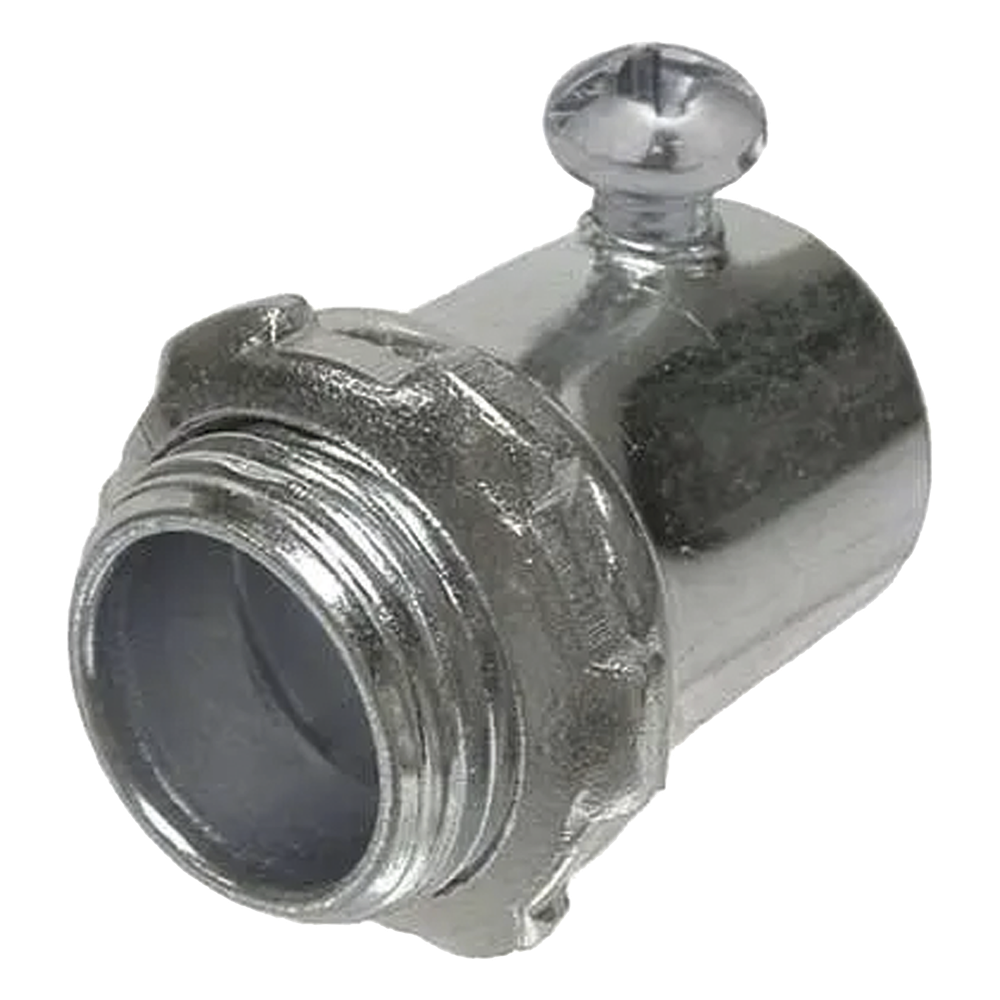 Conector de 3 / 4" (19 mm) para Pared Delgada con Tornillo
