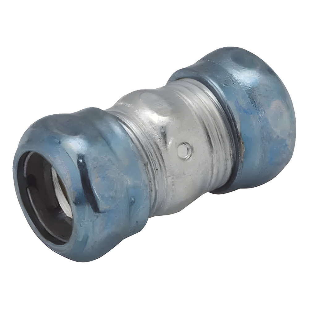 Cople Compresión Hermético de Acero Galvanizado para Pared Delgada de 1 1 / 2"