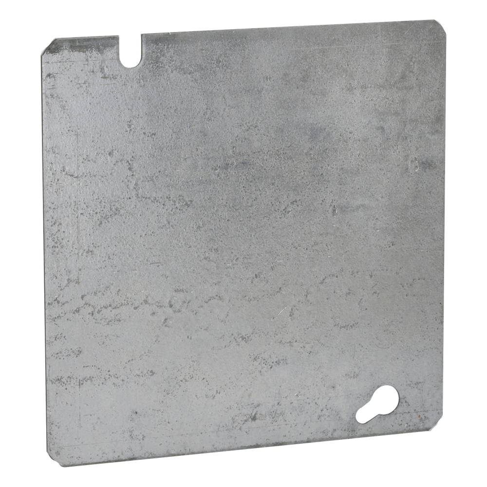Tapa Cuadrada Ciega de Acero Galvanizado de 4 11 / 16"